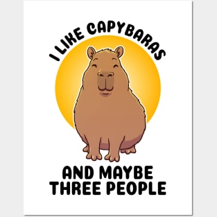 I like Capybaras and maybe three people Posters and Art